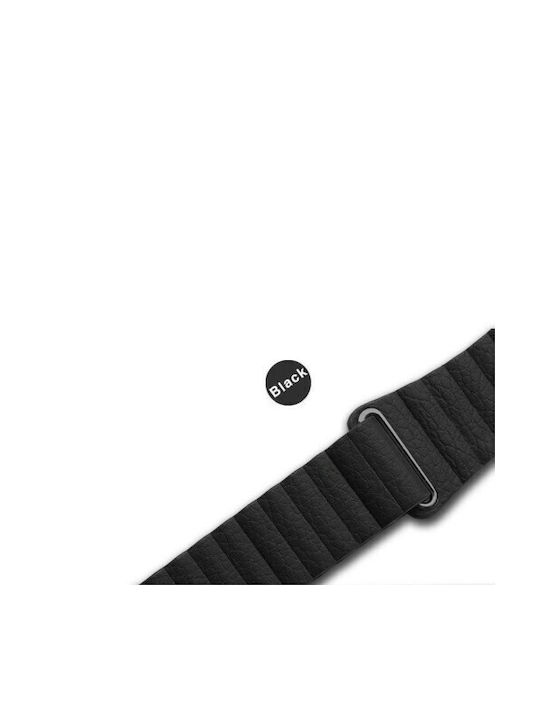 Loop Magnetic Каишка Изкуствена кожа Черен (Huawei Watch GT/GT Pro 2/3/4/5 / Ultimate 46mm)