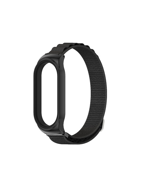 Nylon Loop Armband Schwarz (Smart Band 7) Nylon Loop Armband Schwarz (Smart Band 7)