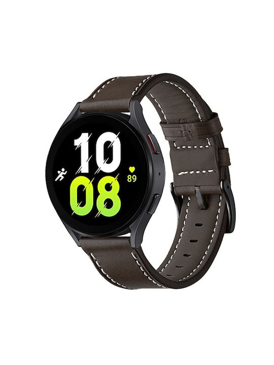 Armband Leder Braun (Garmin Venu, Sq, Sq 2, 2 Plus)
