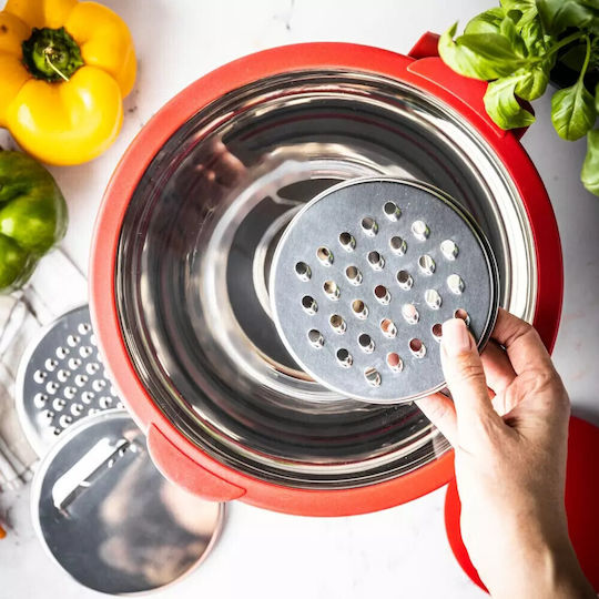 KING Hoff Stainless Steel Mixing Bowl Capacity 5lt with Diameter 24cm and Height 14cm.