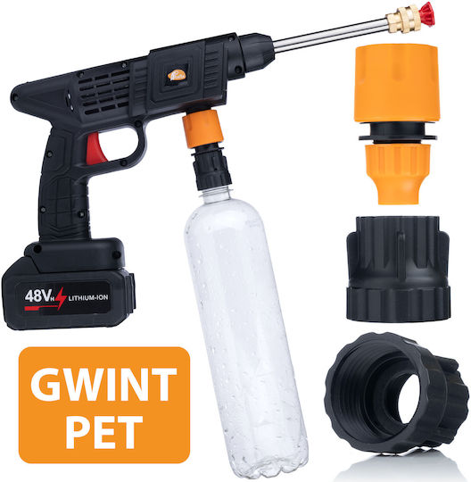 Rosfix Black Whale BW21V Mașină de spălat cu presiune 21V cu Presiune 30bar și 2 Baterii