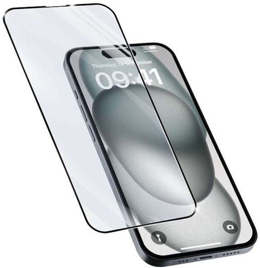 Cellular Line Antishock Full Face Tempered Glass (iPhone 15 Plus / 16 Plus)