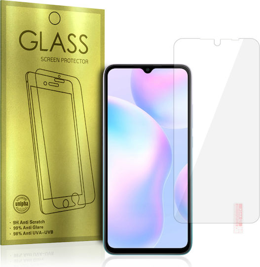 Full Face Tempered Glass Χρυσό (Redmi 9A / 9AT / 9C)