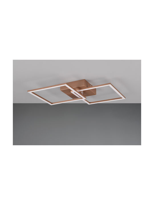 Trio Lighting Плафониера за Външен Таван в Кафяв Цвят R64492165
