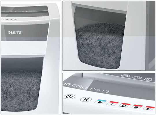 Leitz Aktevernichter Iq Pro P5 Mikroschnitt 15 Blätter mit Behälter 30Es