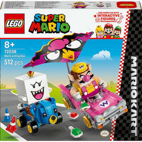 LEGO Super Mario Mario Kart – Wario & King Boo For 8+ Years 512 Pieces