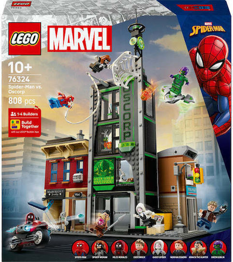 MARVEL SPSP セット LEGO Super Heroes Spider-Man vs Oscorp Pentru 10+ Ani 808 Bucăți