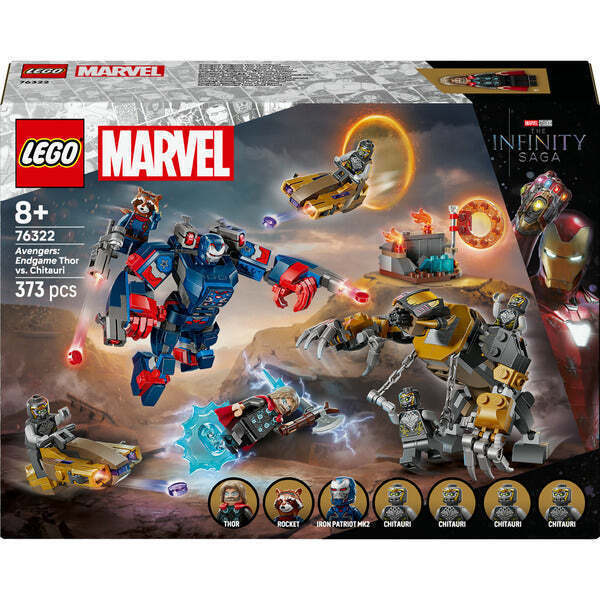 LEGO Super Heroes Avengers Endgame Thor vs Chitauri Pentru 8+ Ani