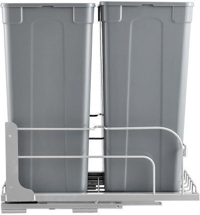 Vevor Plastic Waste Bin Gray