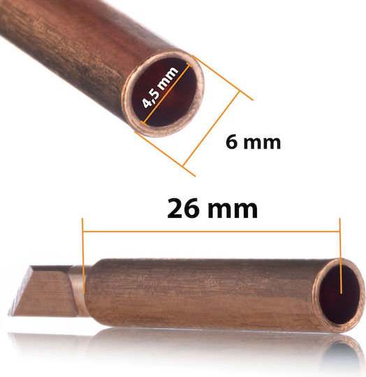 Set Copper Soldering Tips 900m I-b-k-1.2d-1.6d-2.4d-3.2d-2c-3c-is 10pcs