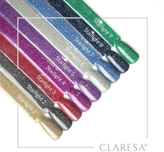Claresa Starlight Ojă Pentru Unghii Cu Gel Starlight 5 Cu Sclipici 5ml