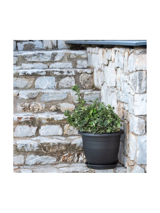 Viomes Terracotta Pot Plastic Terracotta 25x25x21cm.