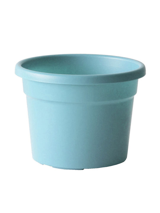 Viomes Cylindro Pot Plastic Sky Blue 35x35x26cm.