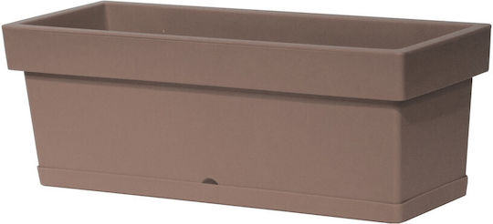Blumenkasten Kunststoff Grey Brown 38x18x17cm.