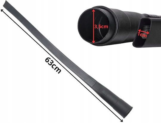 Verk Group Flexible Verlängerung 63 cm Für Präzisionsreinigung Staubsauger
