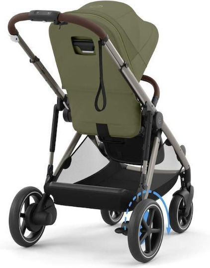 Cybex Gazelle S Baby Stroller Suitable for Newborn Moss Green 12.6kg