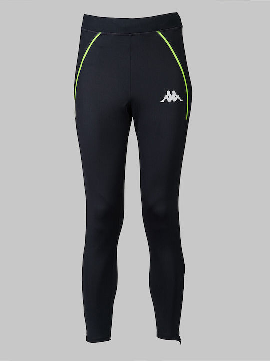 Kappa Kombat Run Foglio Herren Sportleggings Lang Schwarz