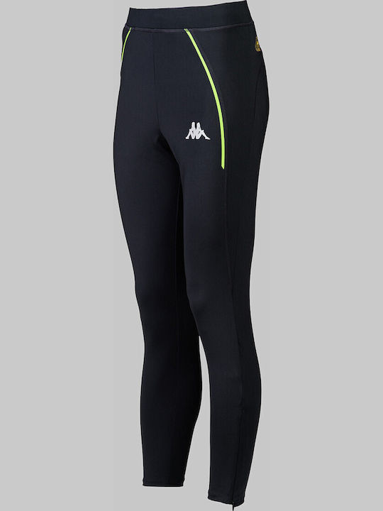 Kappa Kombat Run Foglio Men's Sports Long Leggings Black