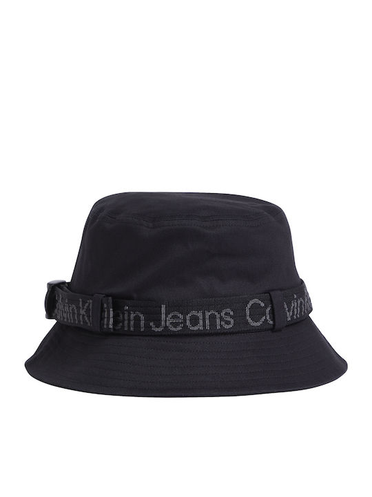 Calvin Klein Υφασμάτινo Ανδρικό Καπέλο Στυλ Bucket Μαύρο
