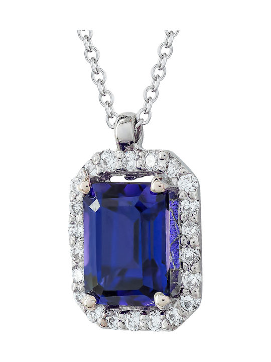 Kiriakos Gofas Halskette aus Weißgold 18k