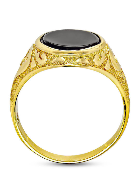 Kiriakos Gofas Ring made of Gold 14K