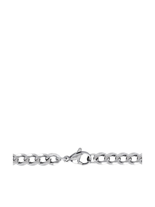 Kiriakos Gofas Chain Neck made of Steel Thin Thickness 5.11mm