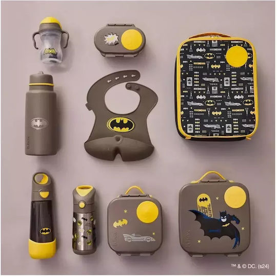 B.Box Sticlă Pentru Copii Batman Din Plastic Tritan Cu Pai Multicolor 600ml