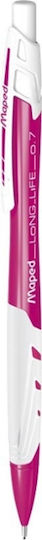 Maped Long Life Creion mecanic 0.7mm cu Radiera Roz