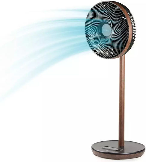 Domo Ventilator Pe Piedestal 26W Diametru 33.5cm Cu Telecomandă Bej