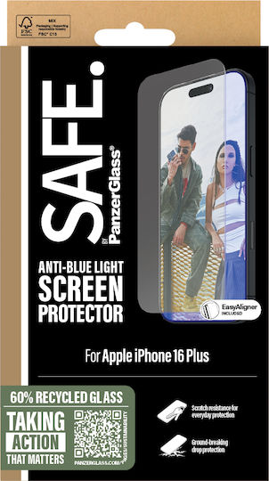 PanzerGlass Screen Protector (iPhone 15 Plus / 16 Plus)