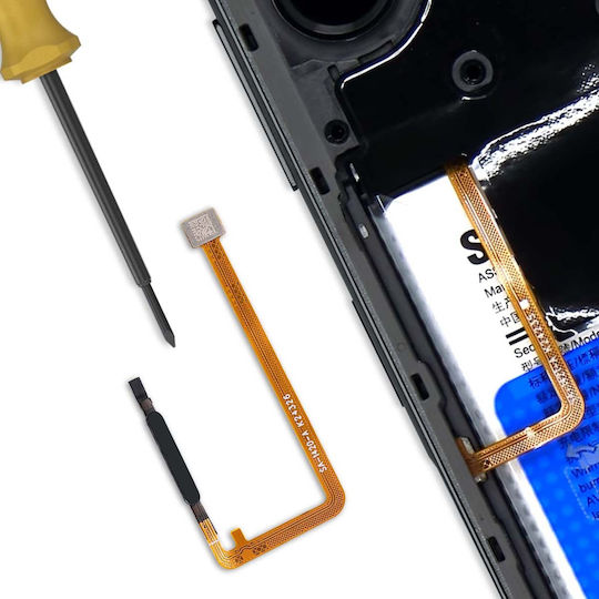 Clappio Fingerabdruckleser Ersatzteil Samsung Galaxy A06 Schwarz