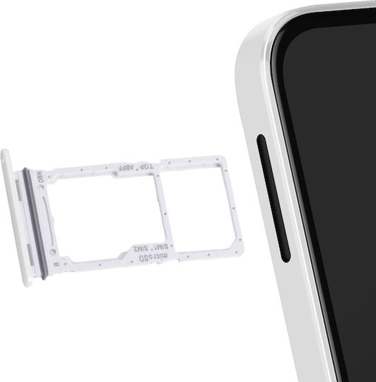 Clappio Hybrid Nano Sim Microsd Replacement Tray Samsung Galaxy A26 White