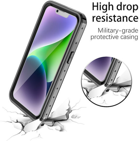 Redpepper Pro Series Ip68 Αδιάβροχη Θήκη Iphone 14 Plus Black