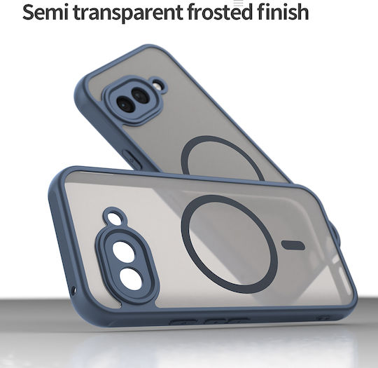 Techsuit Halofrost Ii Magsafe Umschlag Rückseite Silikon Marineblau (Google Pixel 9a)