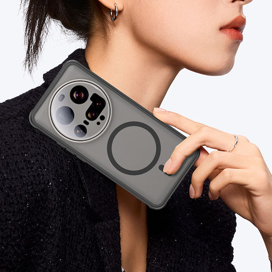 Techsuit Halofrost Ii Magsafe Umschlag Rückseite Silikon / Kunststoff Schwarz (Xiaomi 15 Ultra)