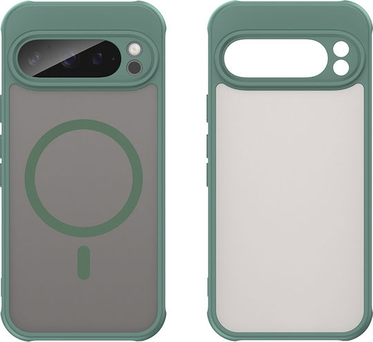 Techsuit Halofrost Ii Magsafe Задна Корица От Силикон Зелен За Google Pixel 9 Pro