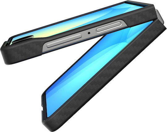 Spigen Airskin Buchen Sie Aramid Fiber 0.3mm Schwarz (Galaxy Z Flip7)