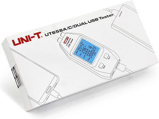 Tele UT658Dual Tester Καλωδίων Ρεύματος USB Ψηφιακό