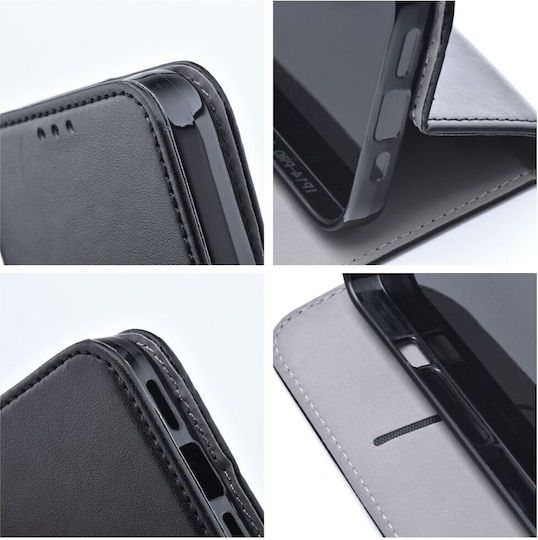 Smart Book Fabric / Silicone / Plastic Black (Oppo A5 4G, Oppo A5 5G)