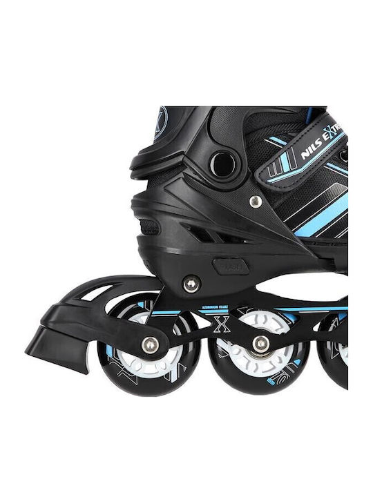 Nils In-line Inline Adjustable Black Rollers for Adults