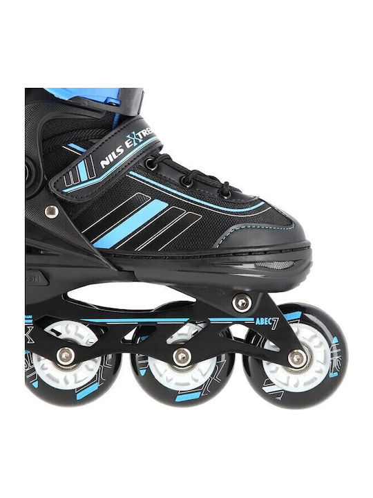 Nils In-line Inline Adjustable Black Rollers for Adults
