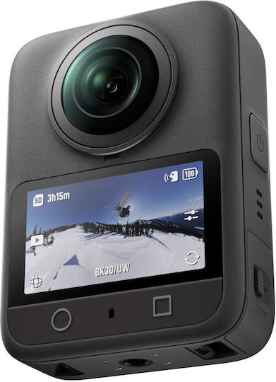 DJI Osmo 360 Action Camera 8K 360° Capture Standard Combo with Touch Screen 2" and Wi-Fi Black