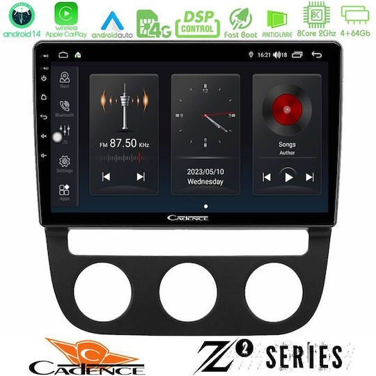 Bizzar Car Audio System for Volkswagen Jetta 2011 2018 (Bluetooth/USB/WiFi/GPS/Apple-Carplay/Android-Auto) with Touch Screen 10"