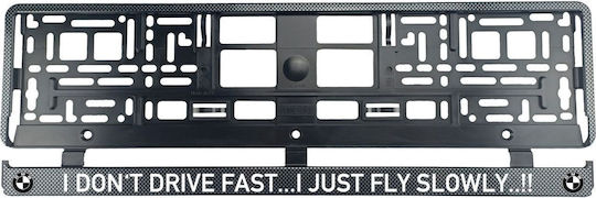 Set 2 Pieces Carbon License Plate Frame Bmw Drive
