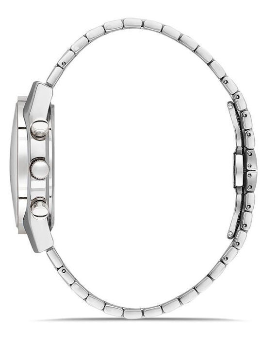 Ferro Uhr Batterie mit Metallarmband