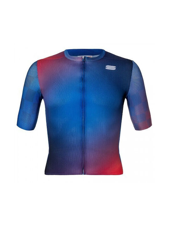 Sportful ROCKET Ανδρική Κοντομάνικη Μπλούζα Ποδηλασίας Μπλε