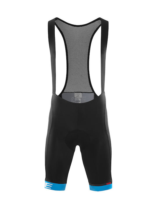 CUBE Колани за колоездене Teamline Bibshorts с презрамки Черен
