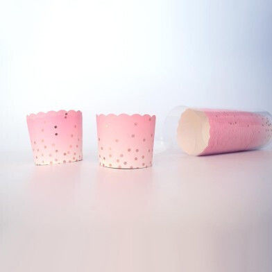 Caramel Papers for Cupcakes Paper 6x6cm 25pcs