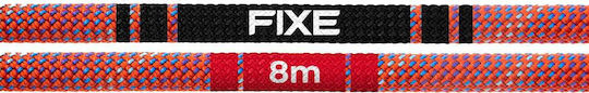 Fixe C000986080 Δυναμικό Σχοινί Ορειβασίας με Μήκος 80m Κόκκινο