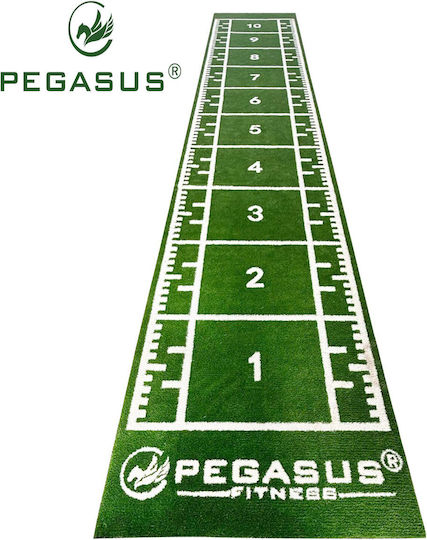 Pegasus Подложки Подови настилки за фитнес оборудване За Фитнес Зелени 200x40см 1бр